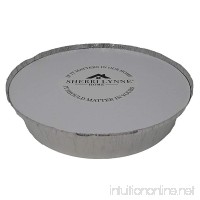 Sherri Lynne Home Round Pans - 9 Disposable Aluminum Foil Pans With Board Lids Standard Size Cake Tins - 9 X 1.75 Inches Popular Pan Size for Baking Cakes and Quiches Pack of 50 - B0723DNR94